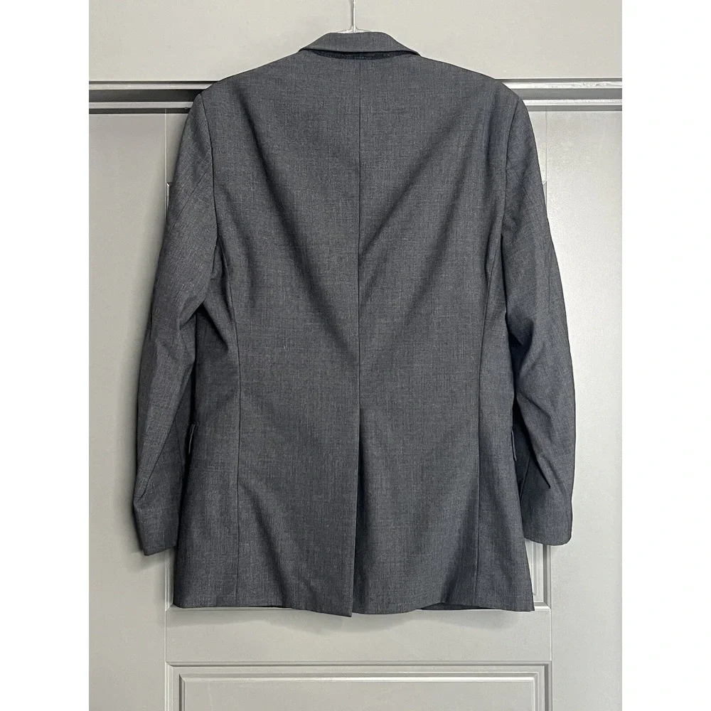 Theory‎ Blazer Mens 40 Sports Coat Grey Wool Regular Classic Jacket